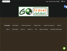 Tablet Screenshot of gotravel-outdoor.com